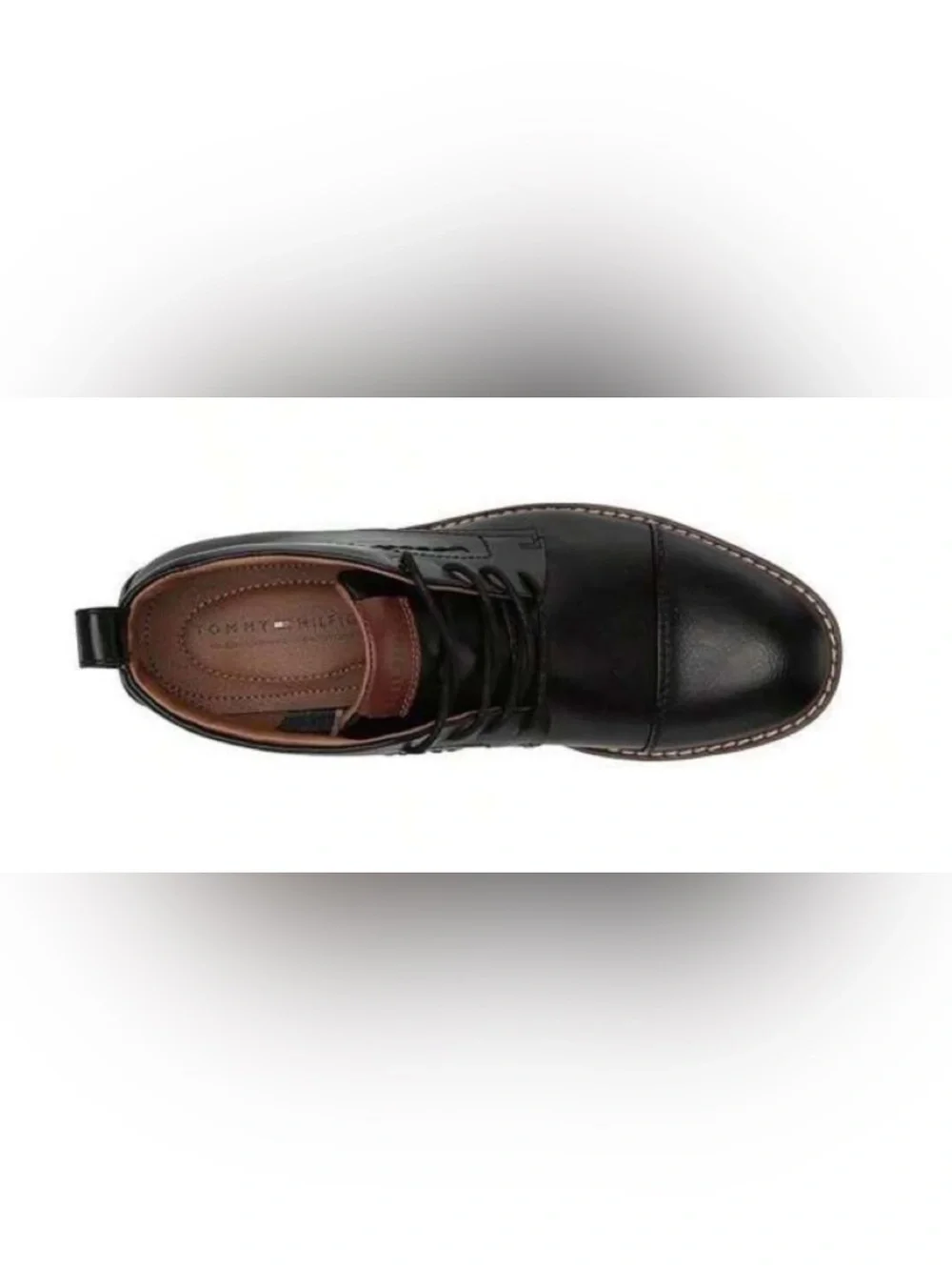 Tommy Hilfiger sleek leather